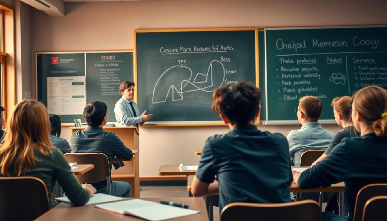 Student developing practical and academic skills